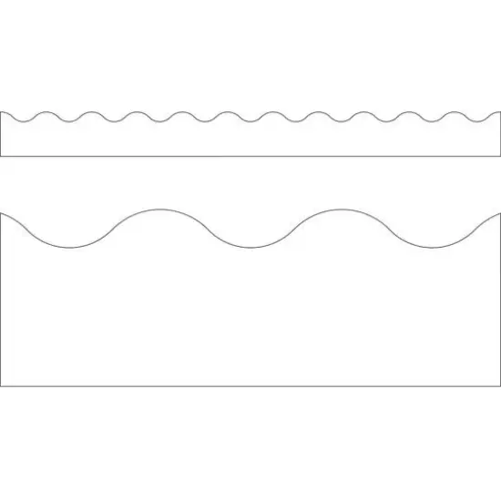 Trend Enterprises&reg; Terrific Trimmers&reg; Classic Borders, 234ft. White {4}