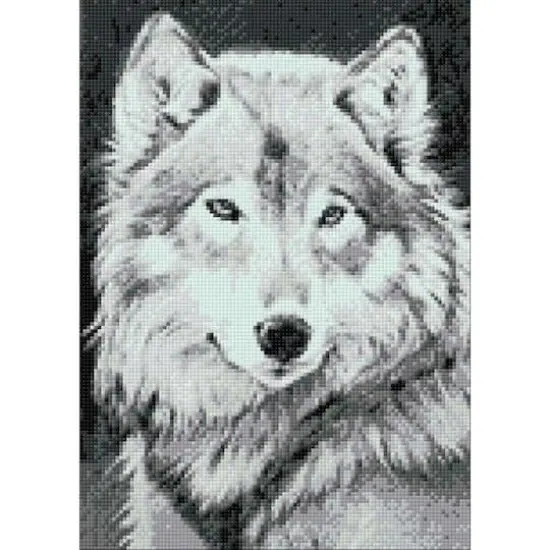 Crafting Spark Diamond Painting Kit Grey Wolf  {1}