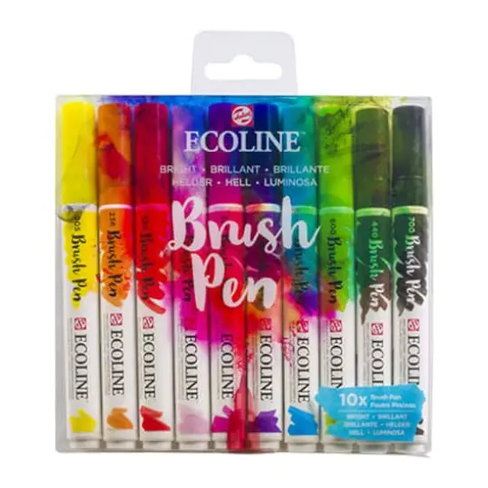 Ecoline&trade; Bright Colors Brush Marker Set {1}