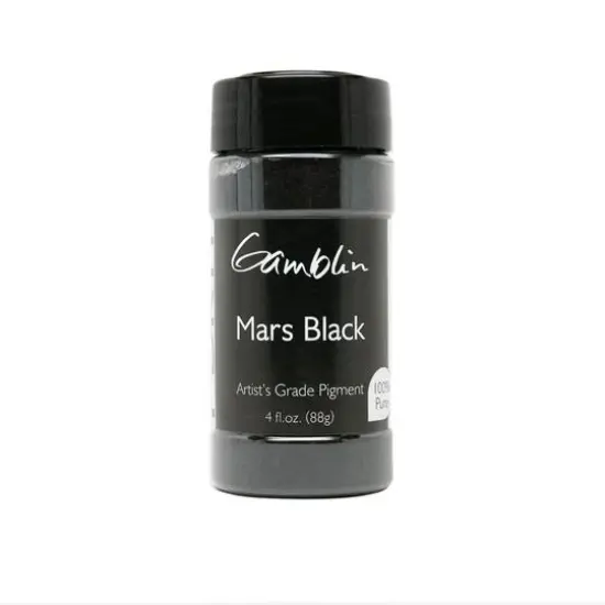 Gamblin Artist's Color Dry Pigments, 4oz. Mars Black {1}