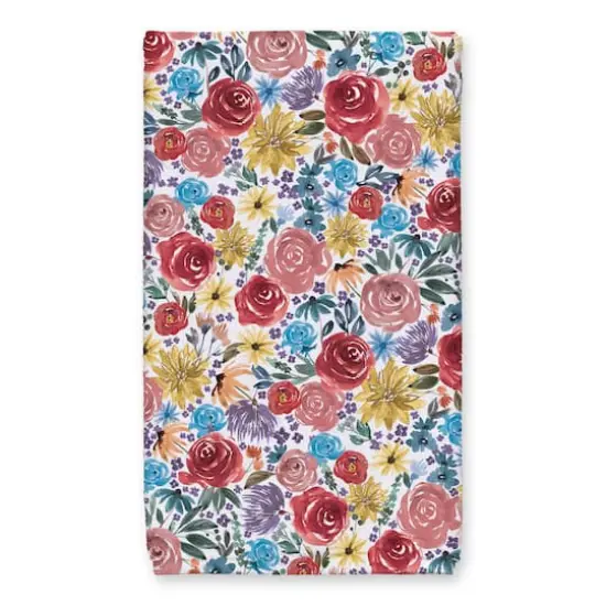 Floral Mug Stack Tea Towel Set {4}