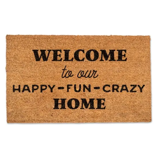 Our Happy Fun Crazy Home Doormat {1}