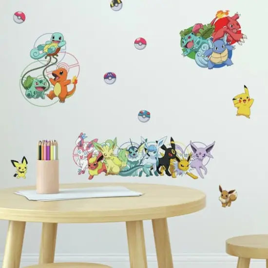 RoomMates Pokemon Favorite Character Peel & Stick Wall Decals {4}