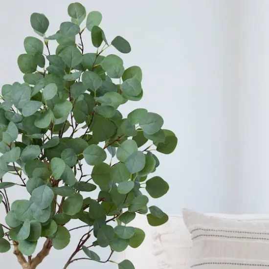 4ft. Potted Artificial Eucalyptus Tree {5}