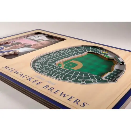 MLB 3D StadiumViews Picture Frame Milwaukee Brewers {5}