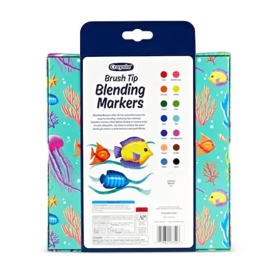 Crayola&reg; 14 Color Brush Tip Blending Markers {7}