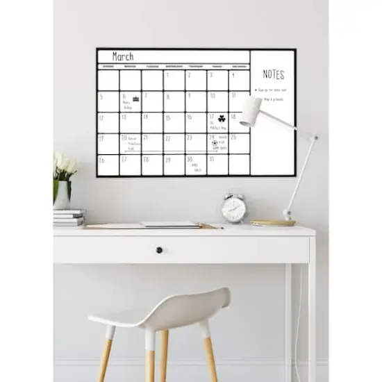 WallPops Black & White Dry Erase Calendar {3}