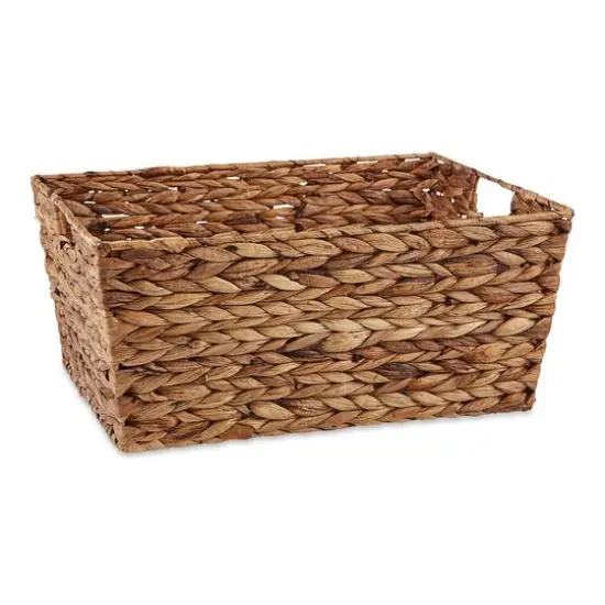 DII&reg; Dark Brown Water Hyacinth Basket Set {4}