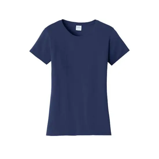 Port & Company&reg; Fan Favorite&trade; Colors Ladies T-Shirt Team Navy {1}