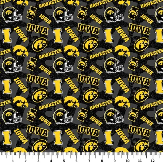 NCAA University of Iowa Hawkeyes Cotton Fabric {3}