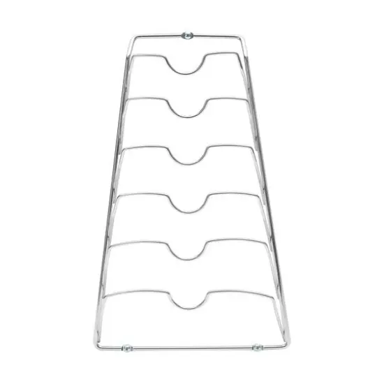 Organize It All Chrome Hanging Lid Organizer Rack {7}