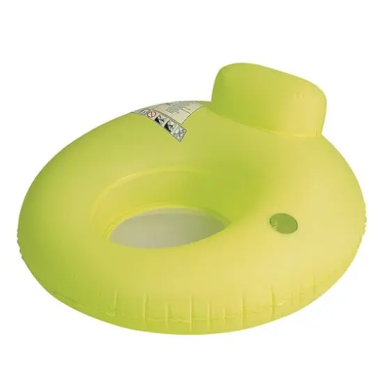 4ft. Yellow Inner Tube Swimming Pool Lounger {1}