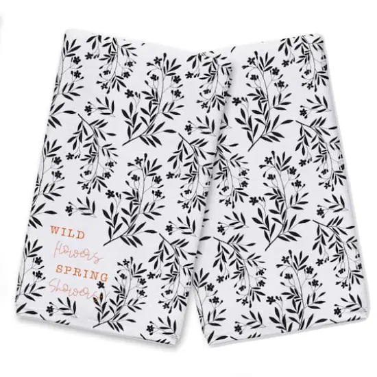 Wild Flowers Spring Showers 16" x 25" Tea Towel - Set of 2 {1}