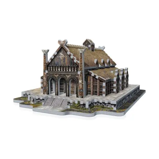 The Lord of the Rings - Golden Hall - Edoras 3D Puzzle: 445 Pcs {6}