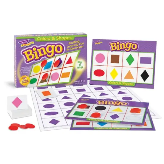Trend Enterprises&reg; Colors & Shapes Bingo {4}
