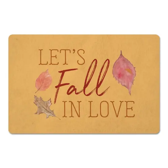 Let's Fall In Love Floor Mat {1}