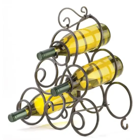 15.5" Scrollwork Wine Rack {1}