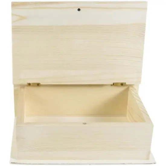 Multicraft Wood Keepsake Book Box {1}