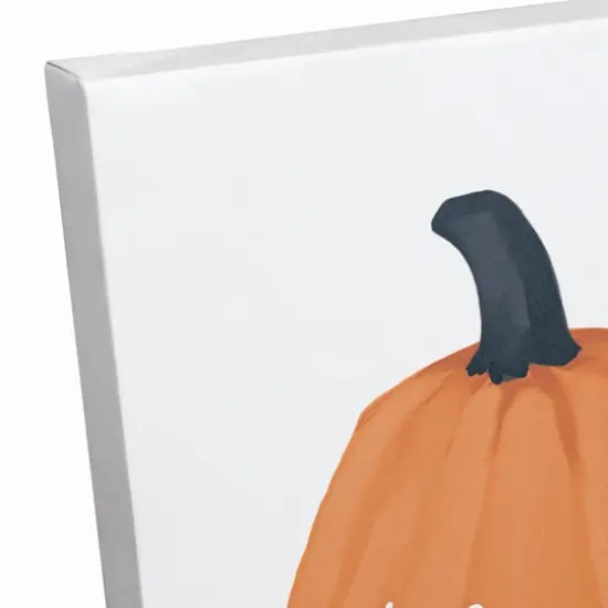 Thankful Pumpkins Canvas Wall Art {4}