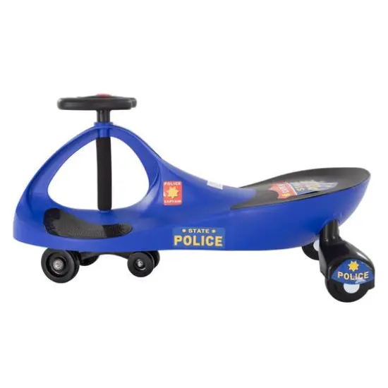 Toy Time Blue Police Wiggle Car {3}