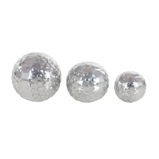 Silver Aluminum Glam Orbs & Vase Filler Set {5}