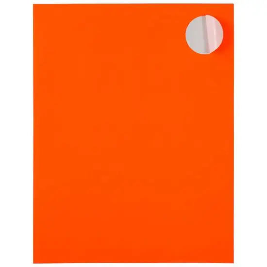 JAM Paper Circle Label Stickers Neon Red {5}