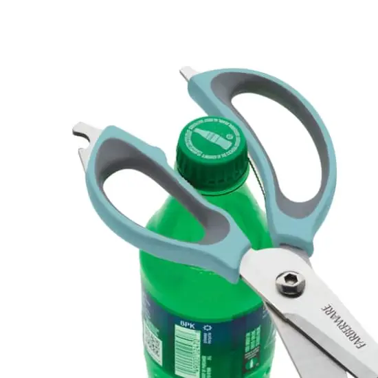 Farberware 4-in-1 Kitchen Shears Aqua/Gray {7}
