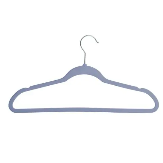 Honey Can Do Cobalt Slim-Profile Non-Slip Velvet Hangers, 25ct. {1}