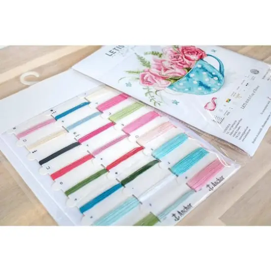 Letistitch A Cup Of Roses Counted Cross Stitch Kit {4}