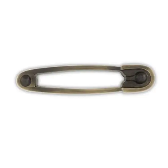 Dritz&reg; Antique Brass Safety Pin Cabinet Pull {1}