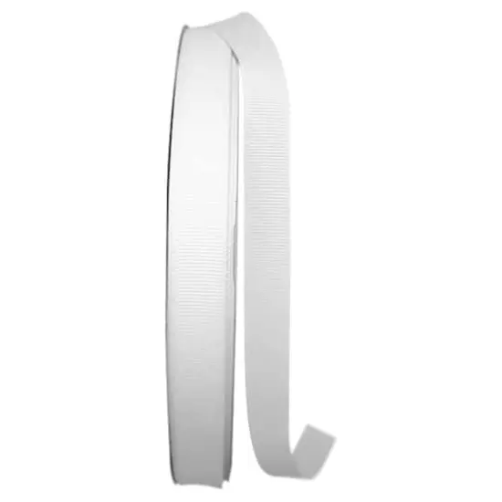 JAM Paper 5/8" Grosgrain Texture Ribbon White {1}