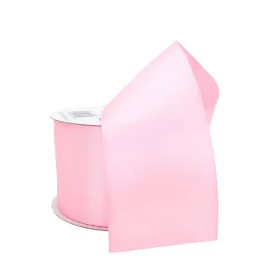 2.5" x 10yd. Satin Ribbon by Celebrate It&reg; Specialty Pink {4}