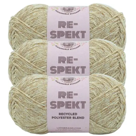 3 Pack Lion Brand&reg; Re-Spekt Yarn Straw {1}