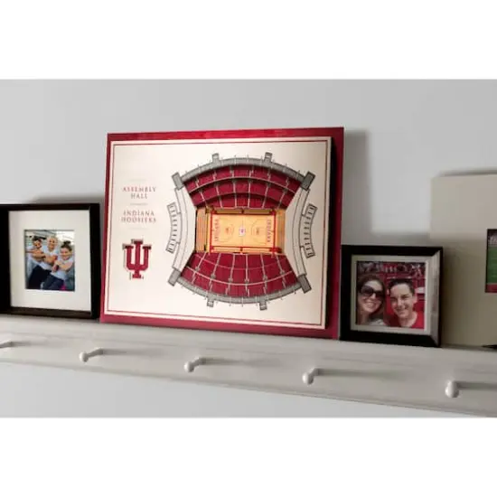 NCAA 5-Layer StadiumView Wall Art Indiana Hoosiers {4}