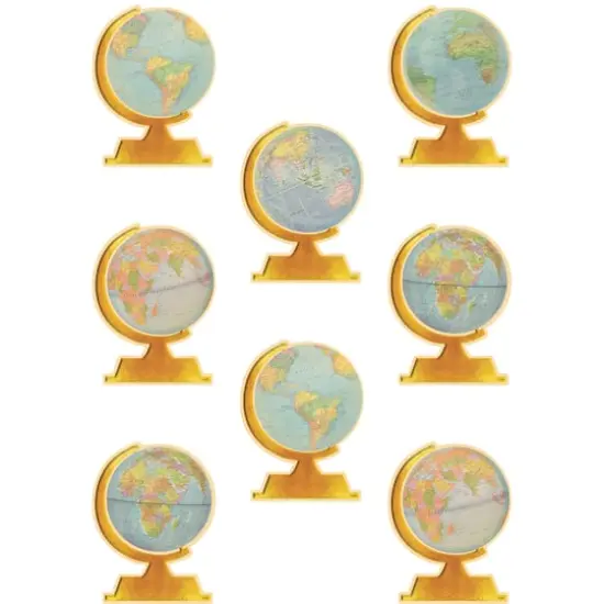 Teacher Created Resources Travel The Map Globes Accents, 3 Packs of 30 {3}