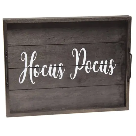 Elegant Designs&trade; 15.5" Hocus Pocus Serving Tray with Handles {1}