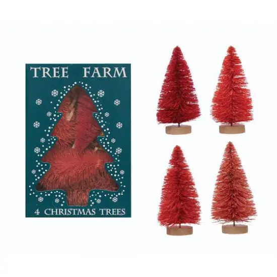 Hello Honey&reg; Red Christmas Tree Farm Set {1}