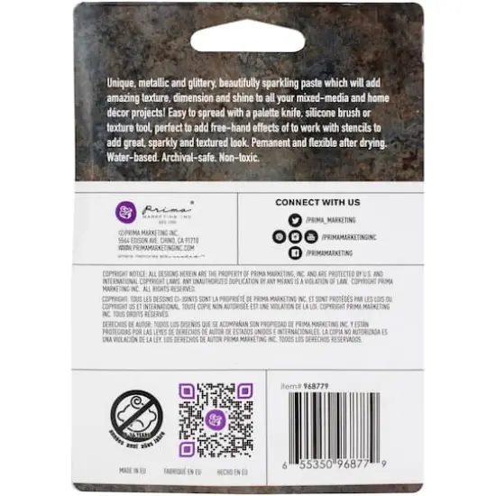 Finnabair® Art Extravagance Jewel Texture Paste Crushed Amber {3}