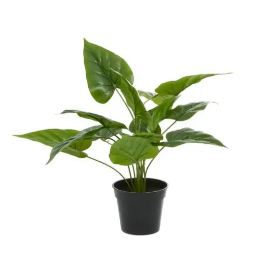 Green Plastic Traditional Artificial Foliage, 17" x 21" x 17" {3}