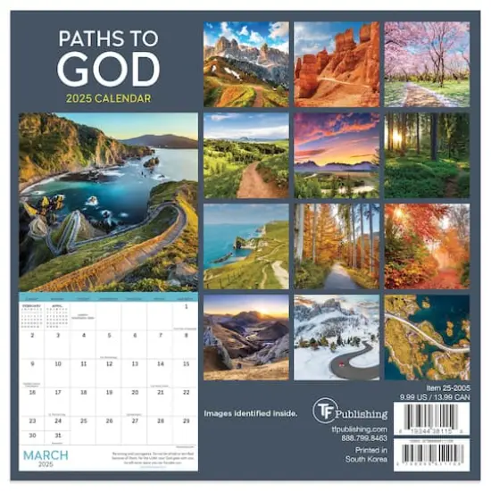 TF Publishing 2025 Paths to God Mini Calendar {3}
