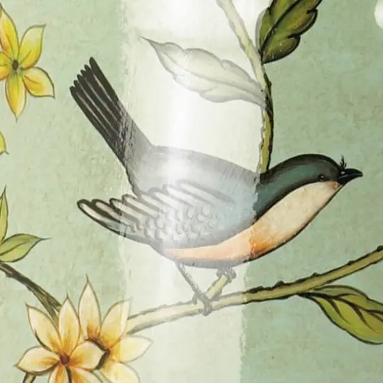 18" Floral Garden Decorative Stool {3}