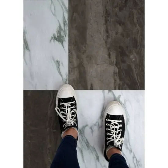 FloorPops Opaline Raven Peel & Stick Floor Tile Bundle {5}