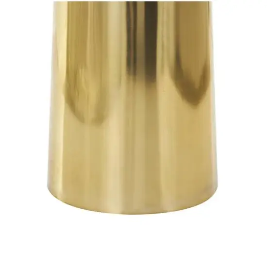 3ft. Gold Stainless Steel Metal Minimalistic Tall Floor Cone Vase {6}