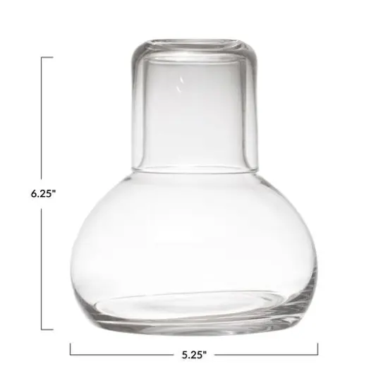 Hello Honey&reg; Glass Carafe & Glass Set {3}