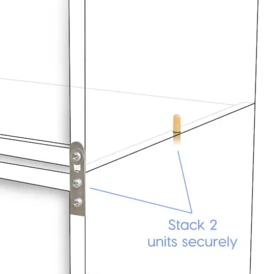 IRIS&reg; 31.5" 5-Tier Organizer Shelf Gray {10}