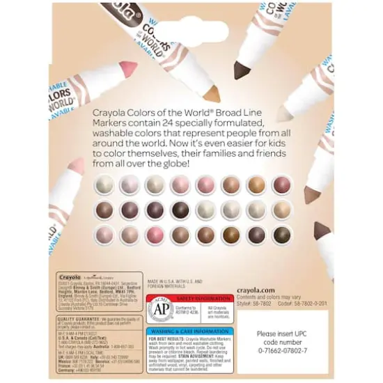 Crayola&reg; Colors of the World&trade; Markers, 2 Packs of 24 {4}