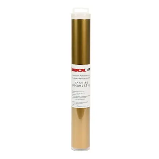 ORACAL&reg; 651 Permanent Adhesive Vinyl Mega Roll Gold Metallic {1}