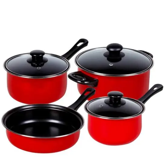 Gibson Home&reg; Chef Du Jour 7-Piece True Red Cookware Set {1}