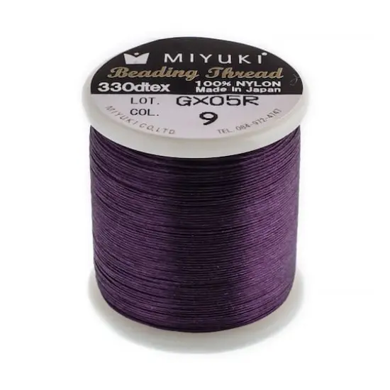 Miyuki&reg; Nylon Beading Thread, 50m Purple {1}