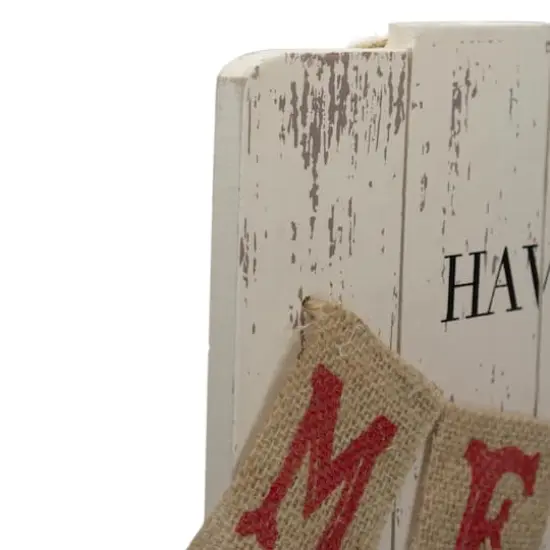 24" Lighted Merry Little Christmas Vintage Red Truck Wall Sign {4}